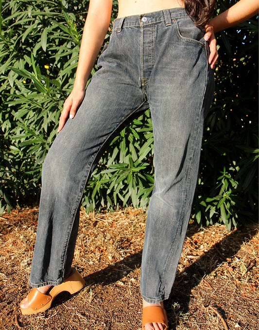 Vaqueros Levi's 501 en azul descolorido