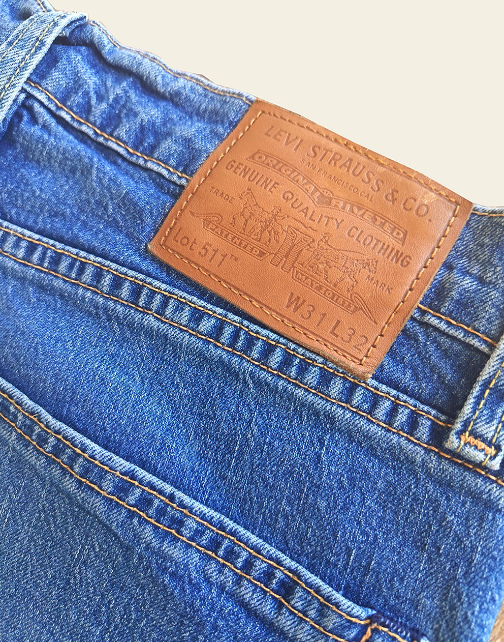 Levi's 511 Slim Fit Jeans – Blau & Dunkelblau | W30 W31