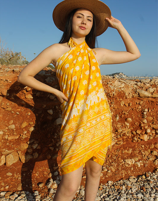 Yellow Beach Sarong