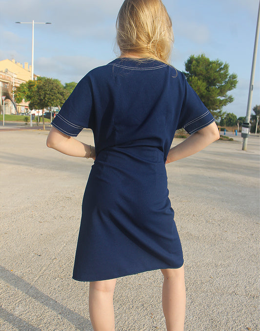 Navy Blue Dress