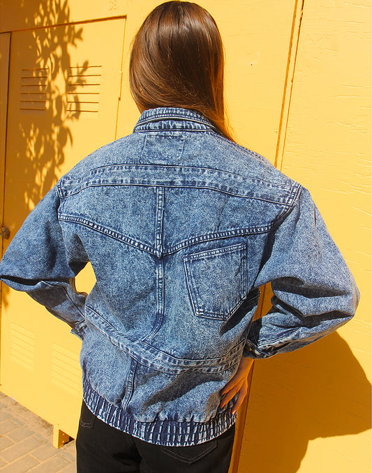 90S VINTAGE BLUE JEAN JACKET