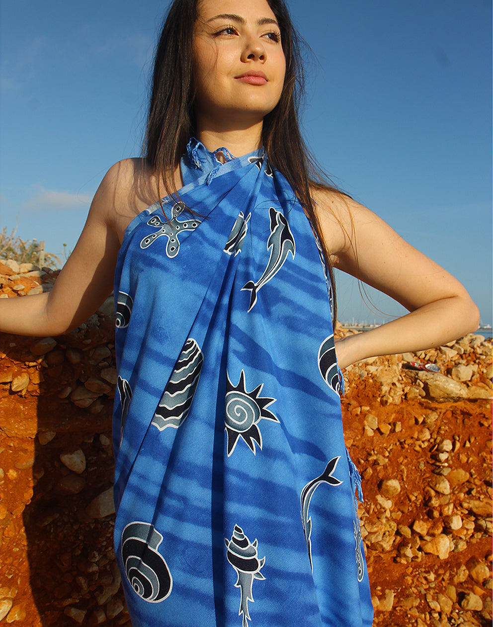 Blue Sarong
