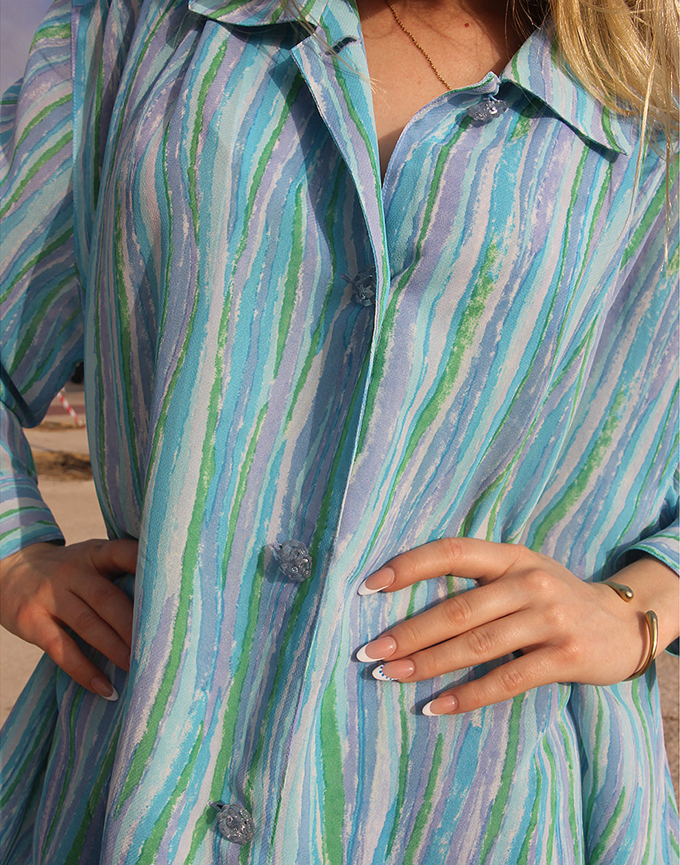 Blue Striped Shirt
