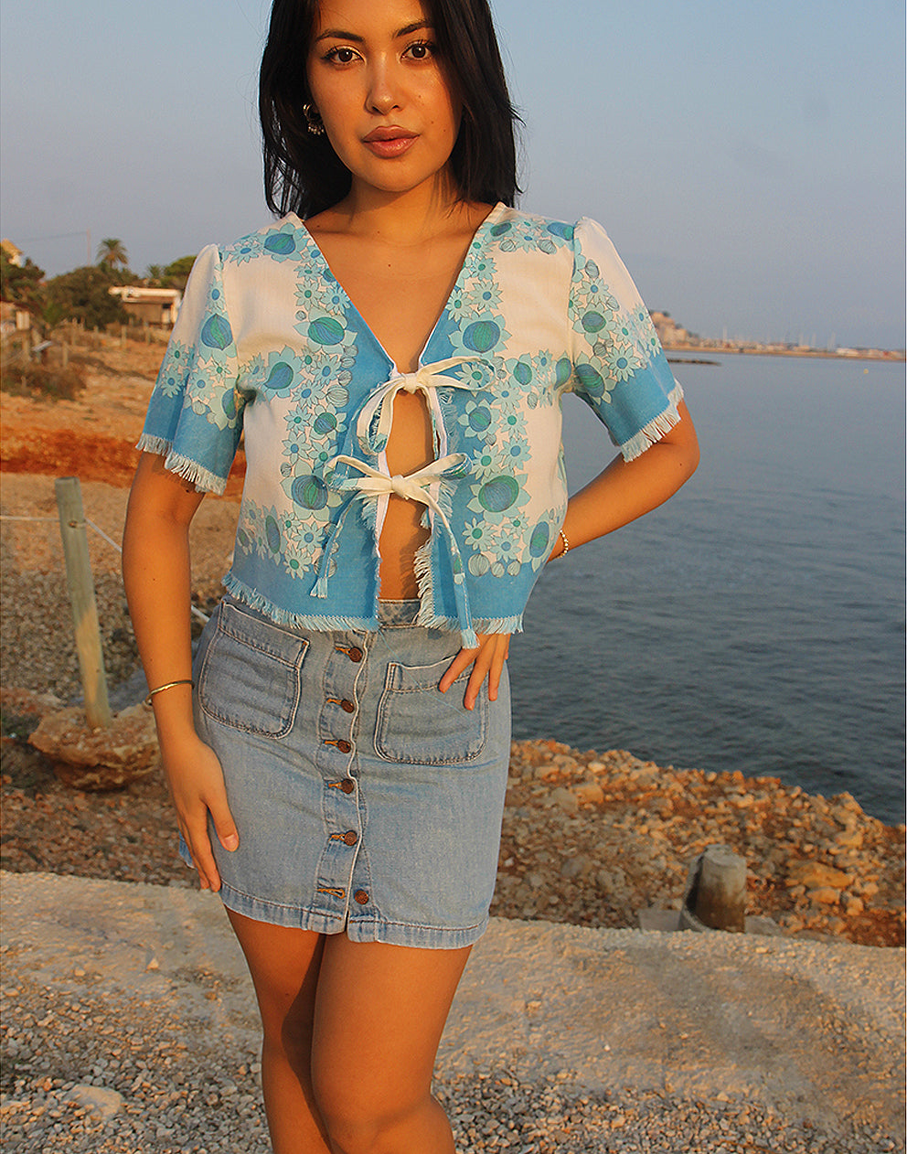 Tie Front Blouse