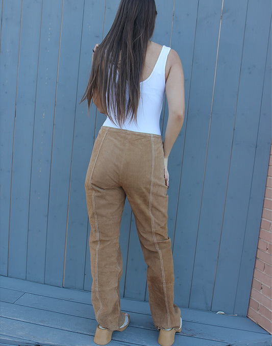 Suede Trousers