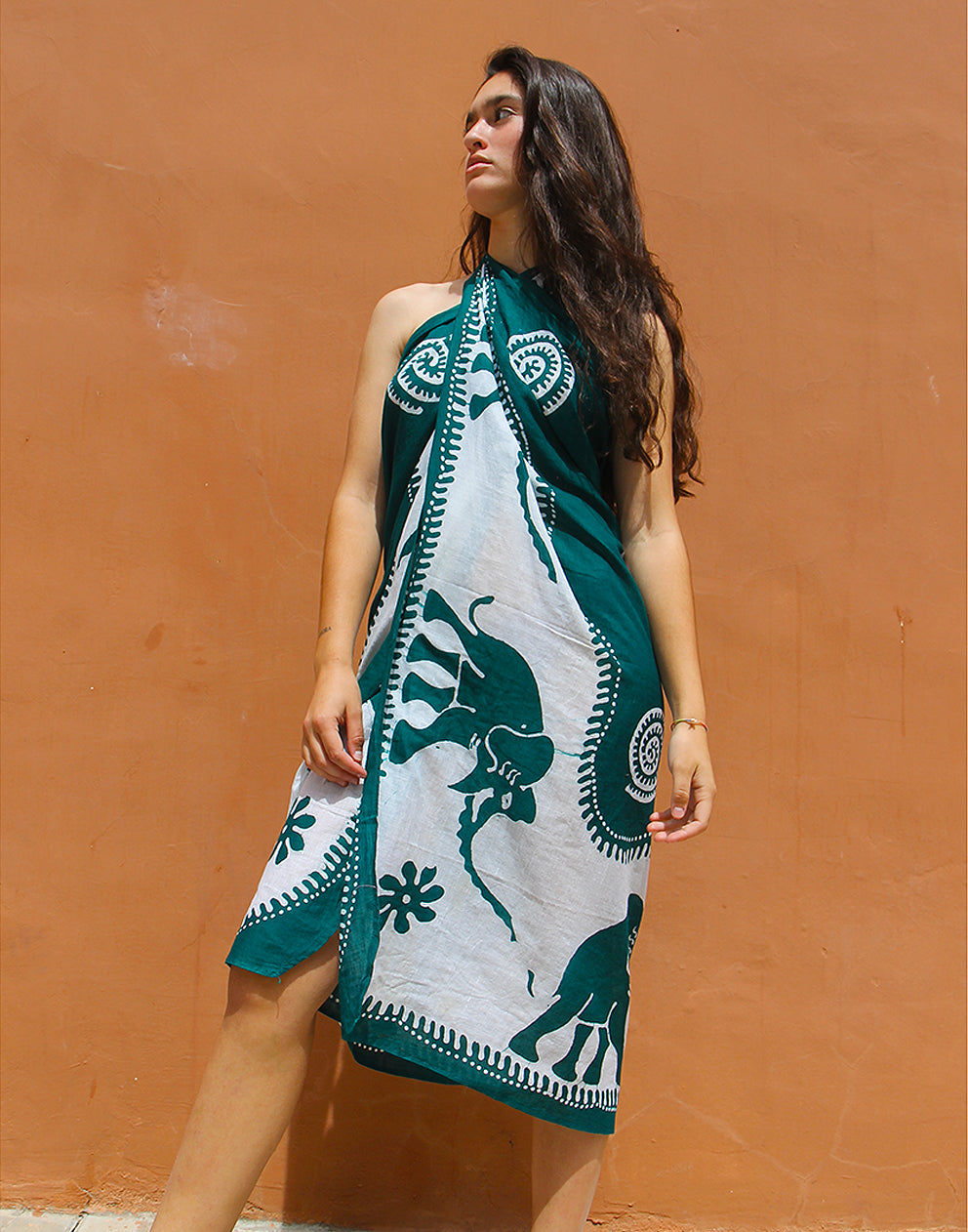 Sarong Dress in Green