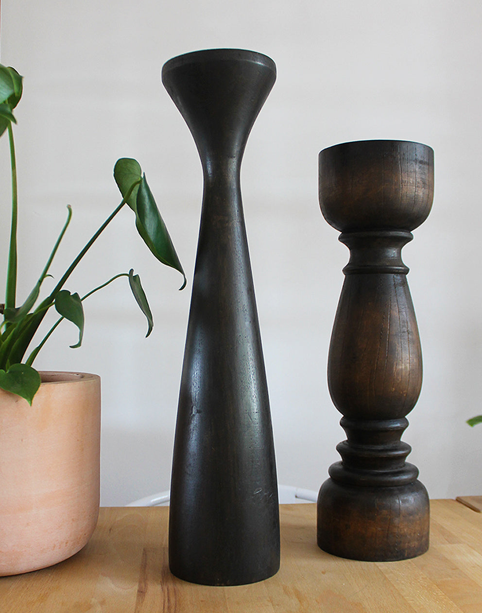 Wooden Candle Holder