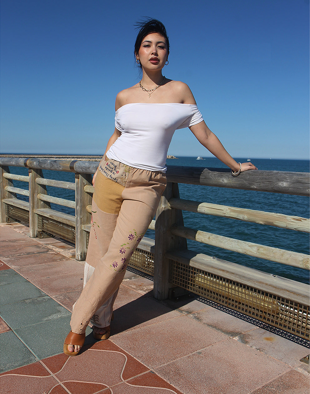 Embroidered Trousers