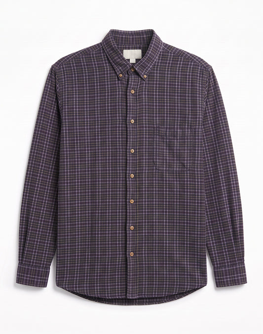 Grey Check Flannel Shirt