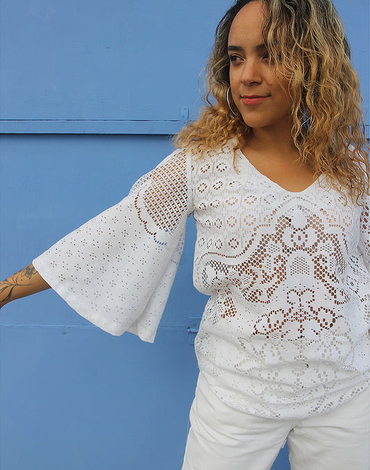 White Lace Top