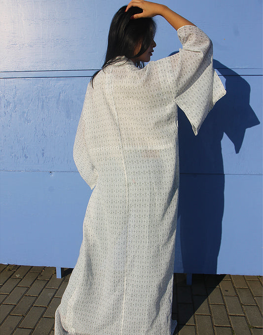 Kimono Yukata Blanco