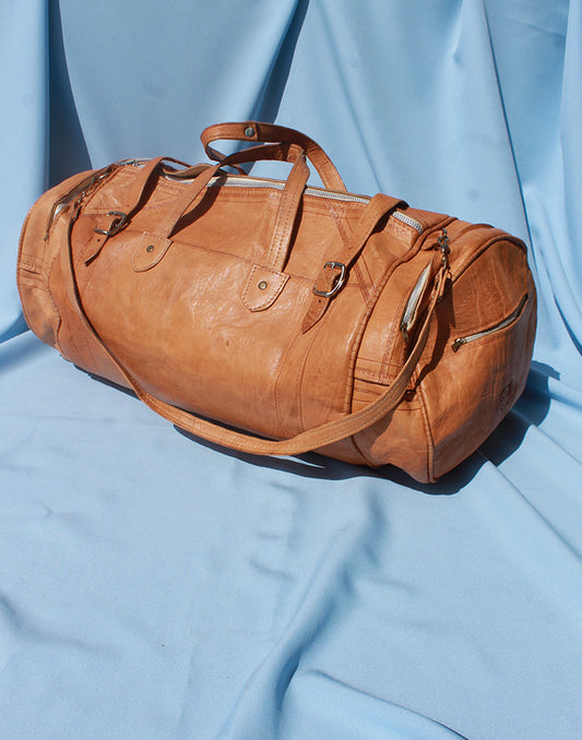 Brown Leather Travel Bag