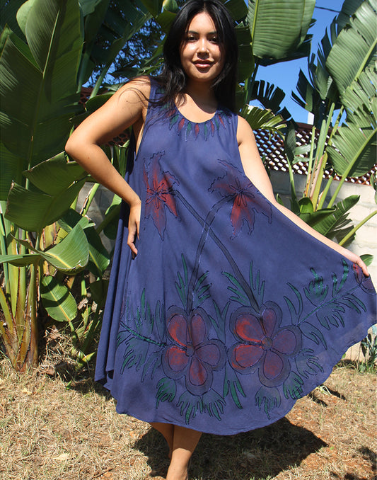 Navy Blue Beach Dress