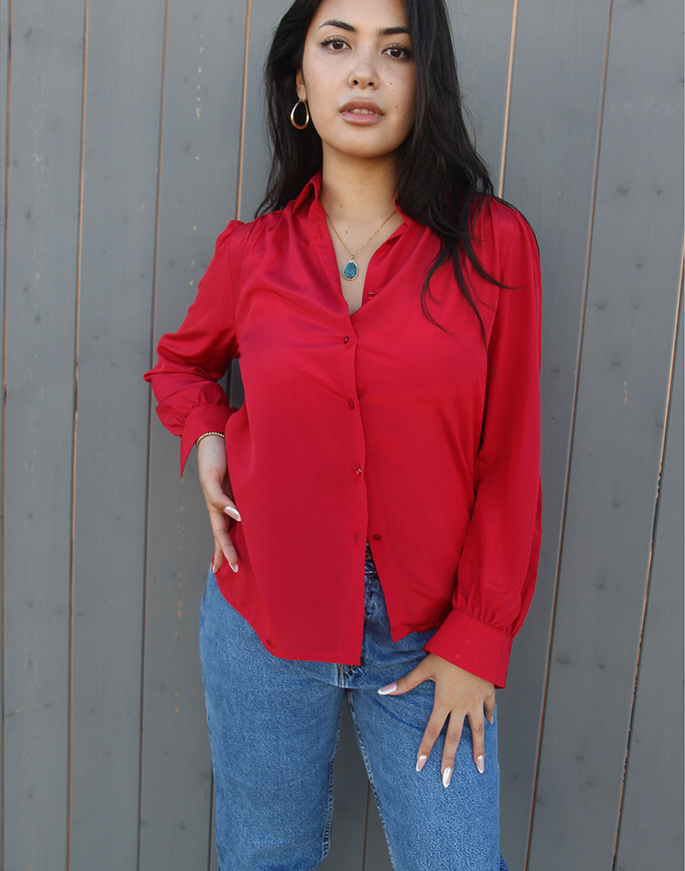 Red Blouse