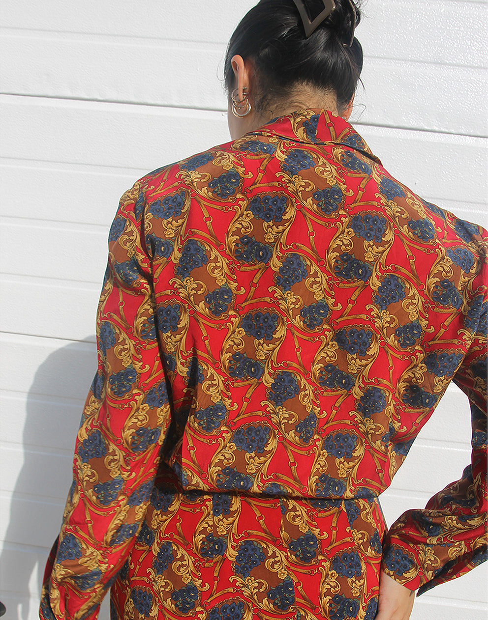 Long Sleeve Red Dress