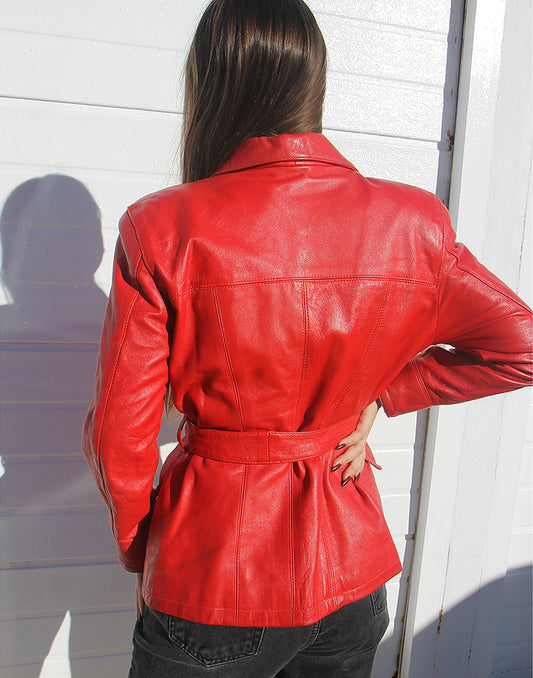 Red Leather Jacket