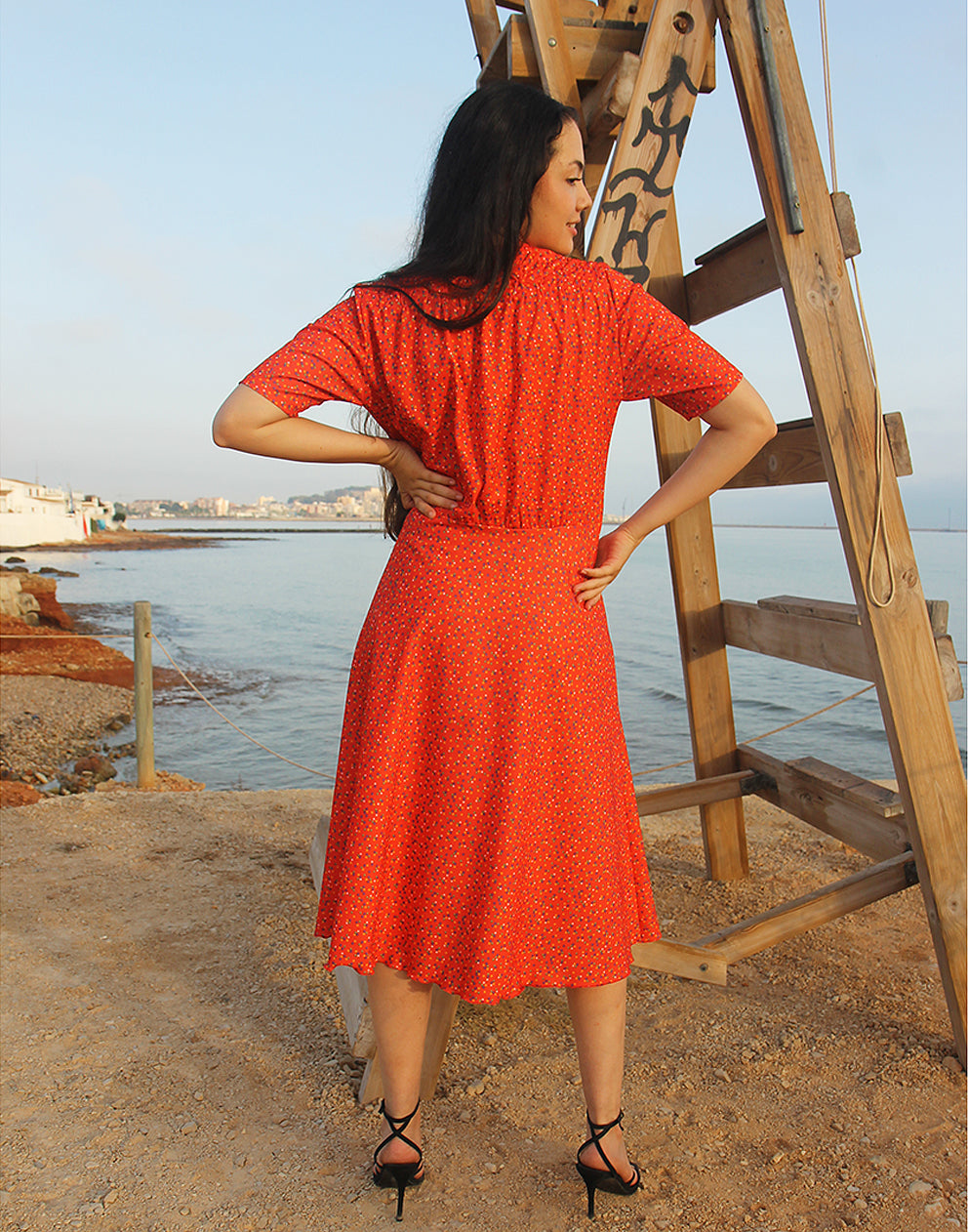 Red Midi Dress