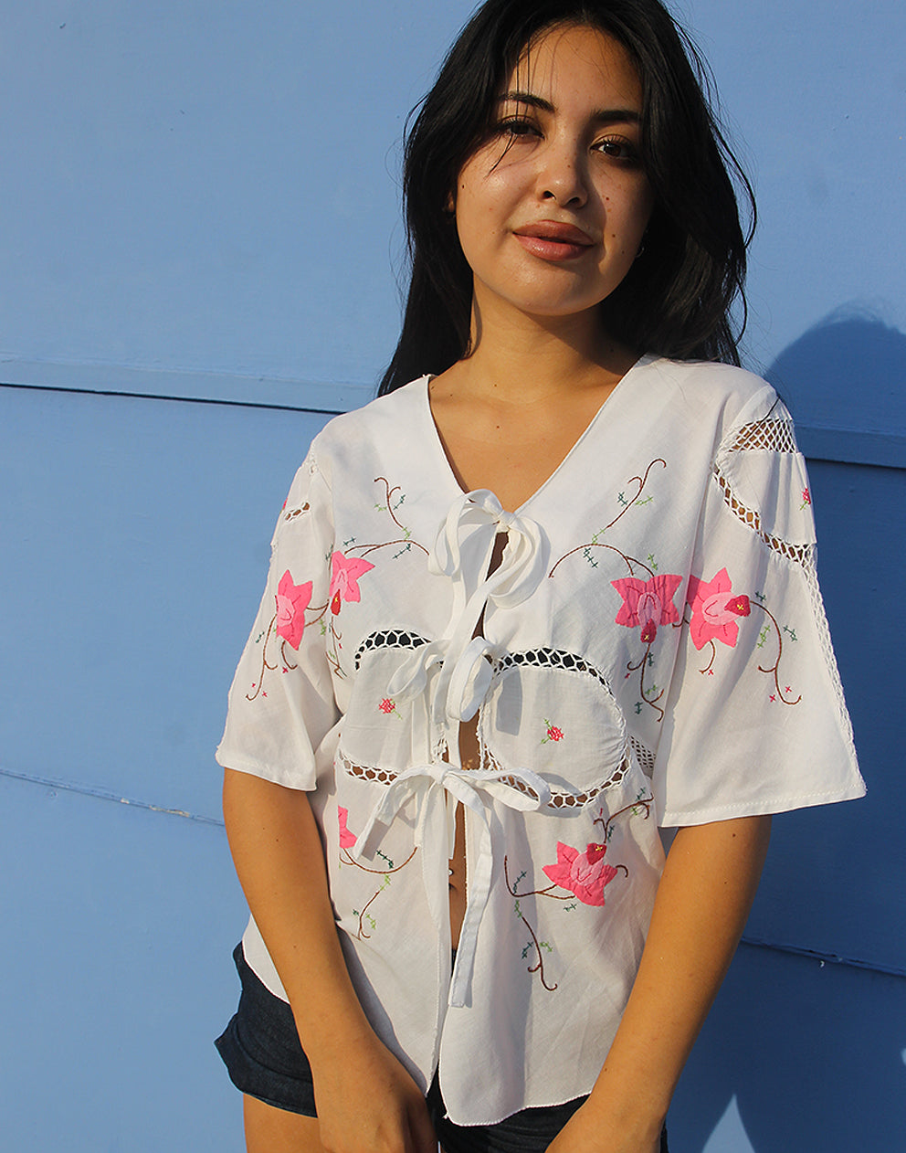 White Cotton Blouse