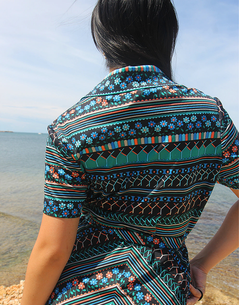 Short Sleeve Vintage Dress