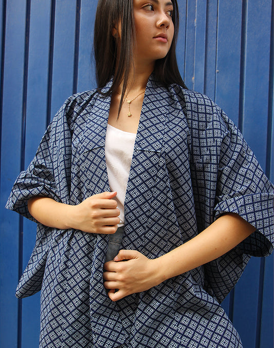 Long Kimono in Blue