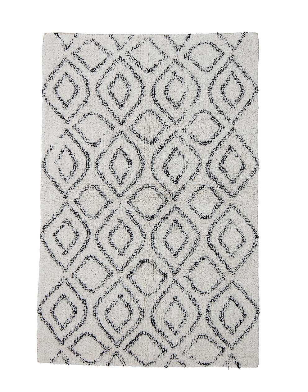 Black and White Rug
