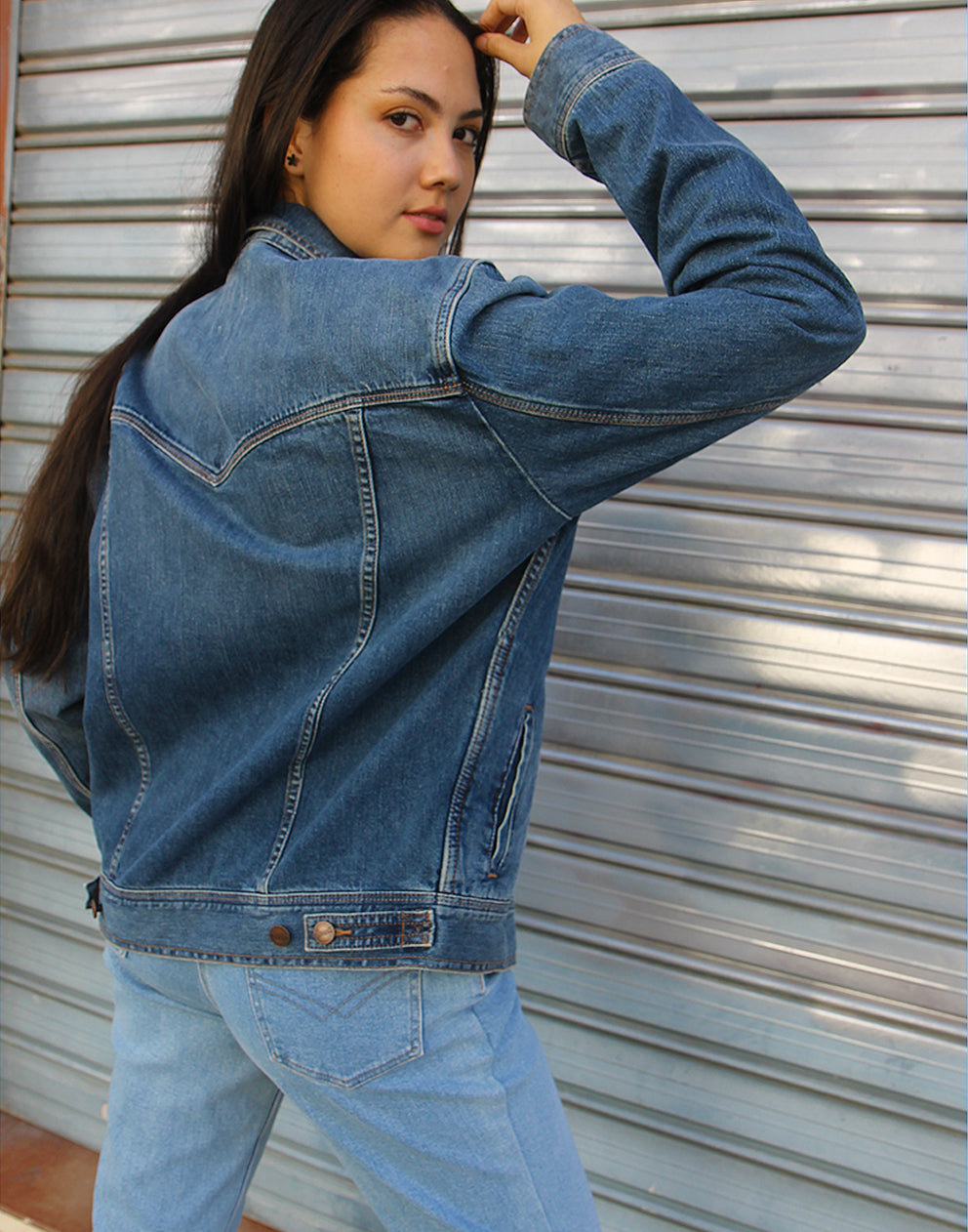 Wrangler Jean Jacket in Blue