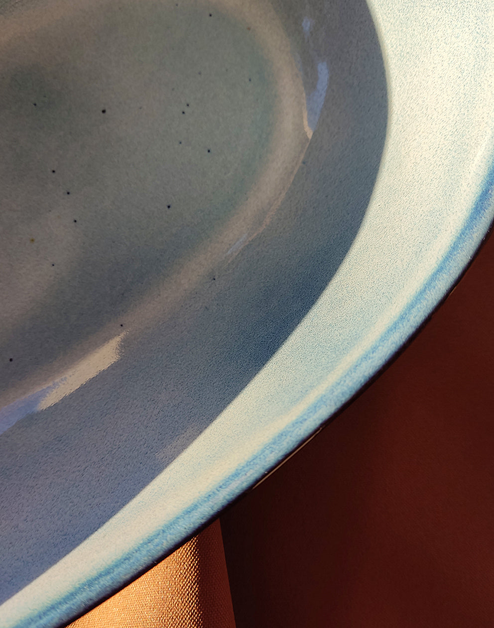 Stoneware Serving Bowl in Blue