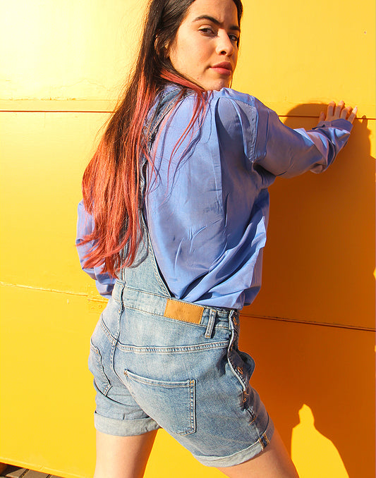 Maternity Dungaree Shorts