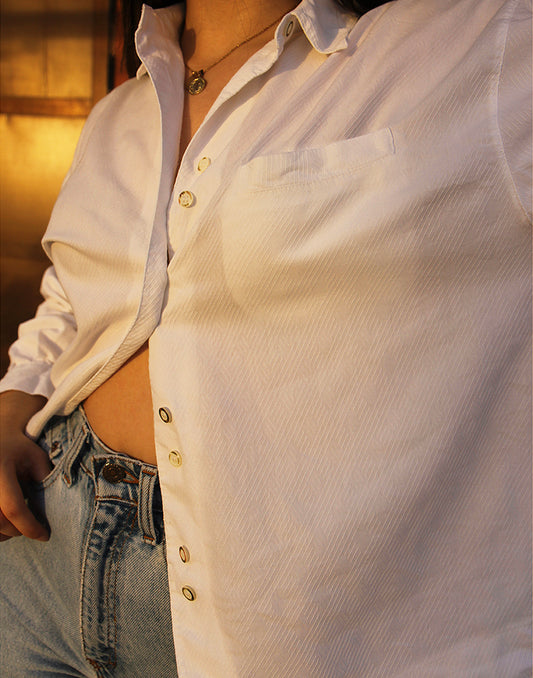 White Long Sleeve Shirt