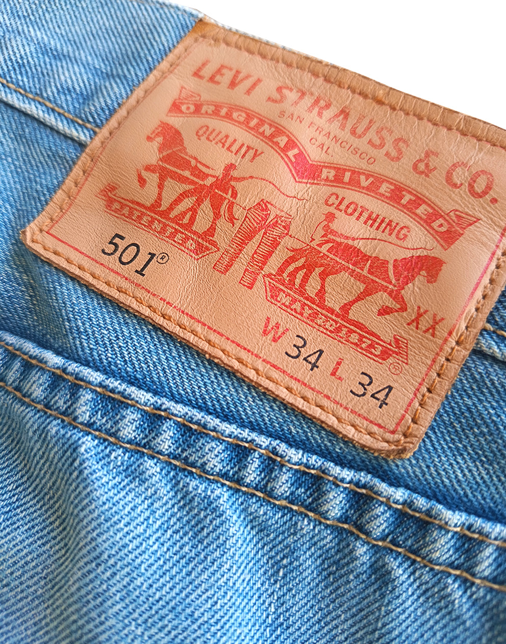 Levis 501 Jeans | Straight Leg Jeans 34W 33L