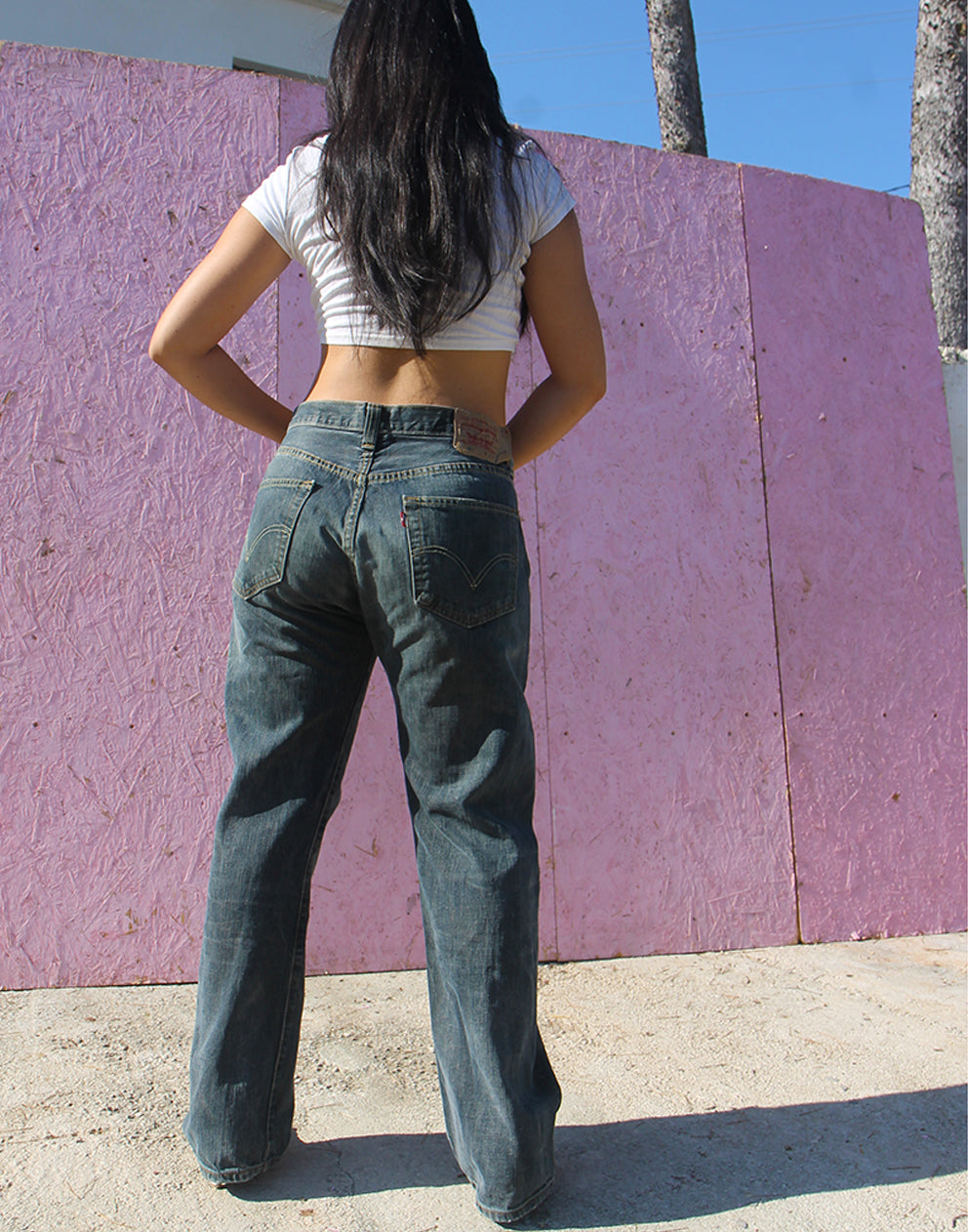Vaqueros Levi's 501 en azul descolorido