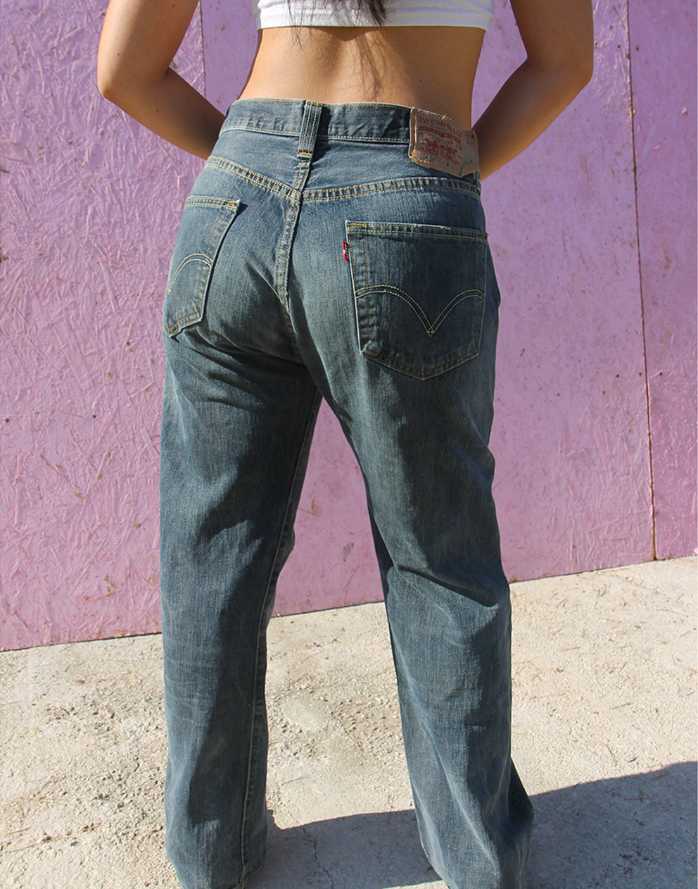 Vaqueros Levi's 501 en azul descolorido