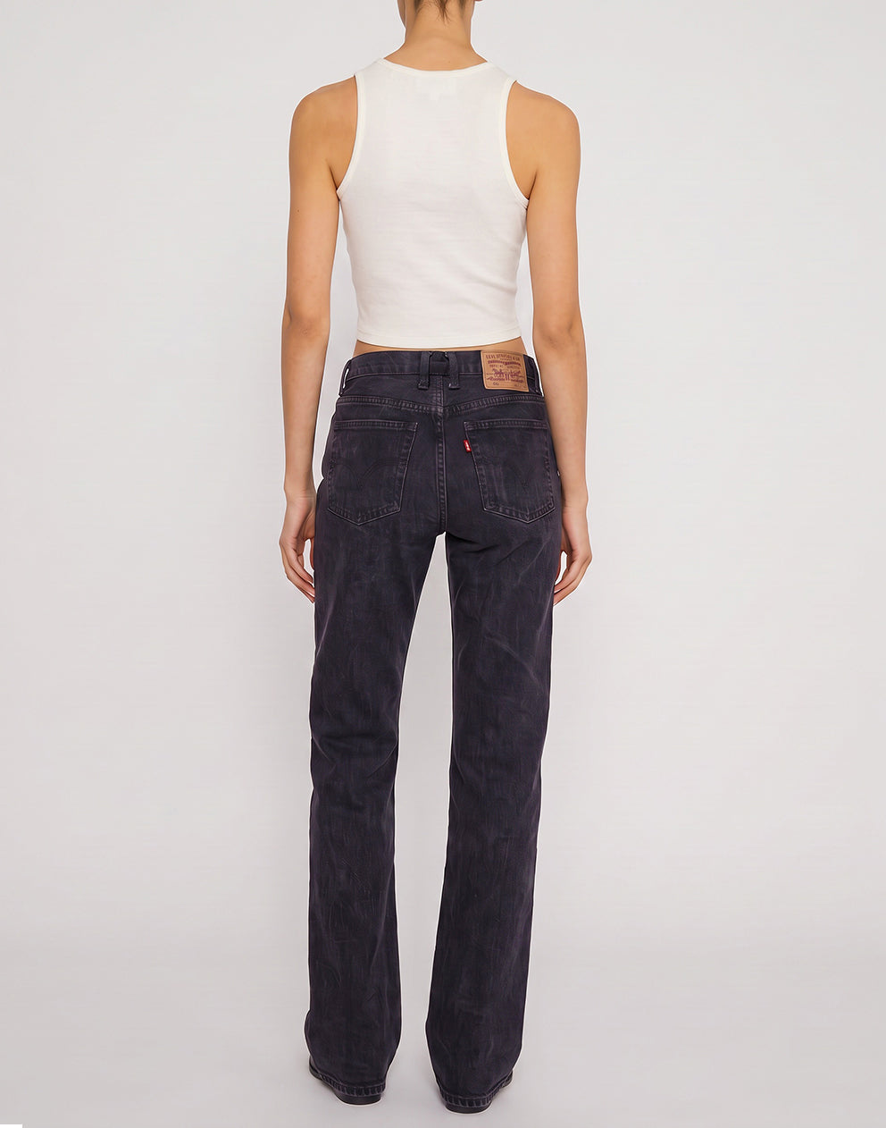 Levi's 501 Jeans – Schwarze Jeans mit geradem Bein