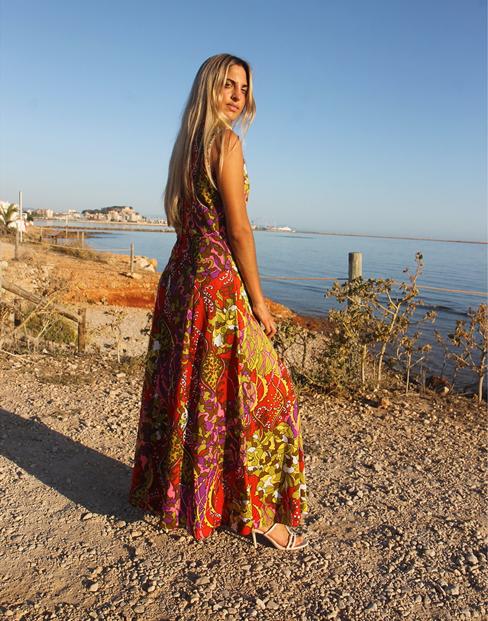 70s maxi dress