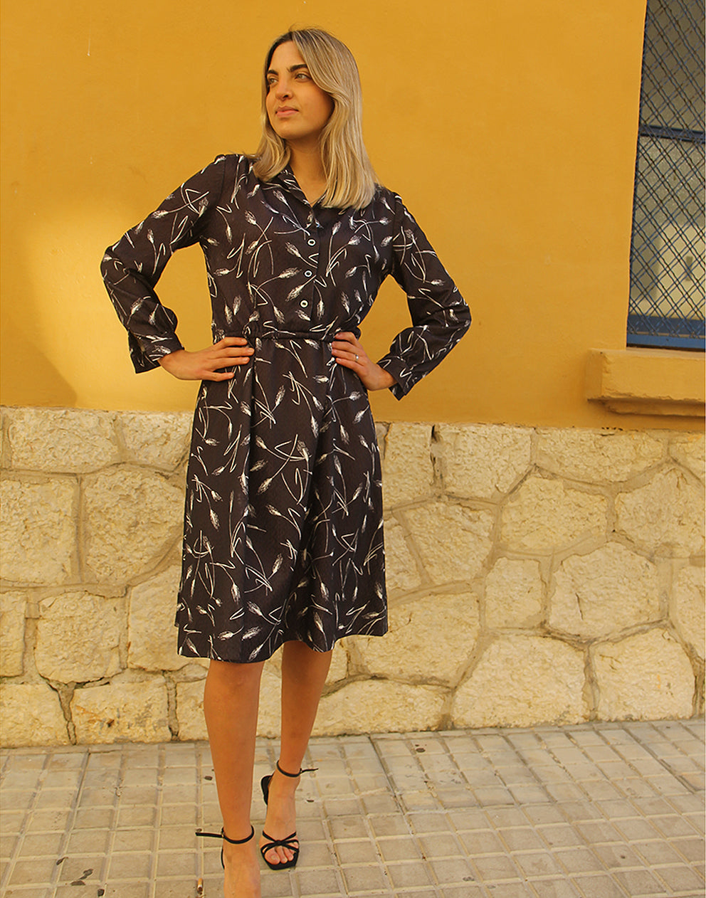 Black Floral Dress