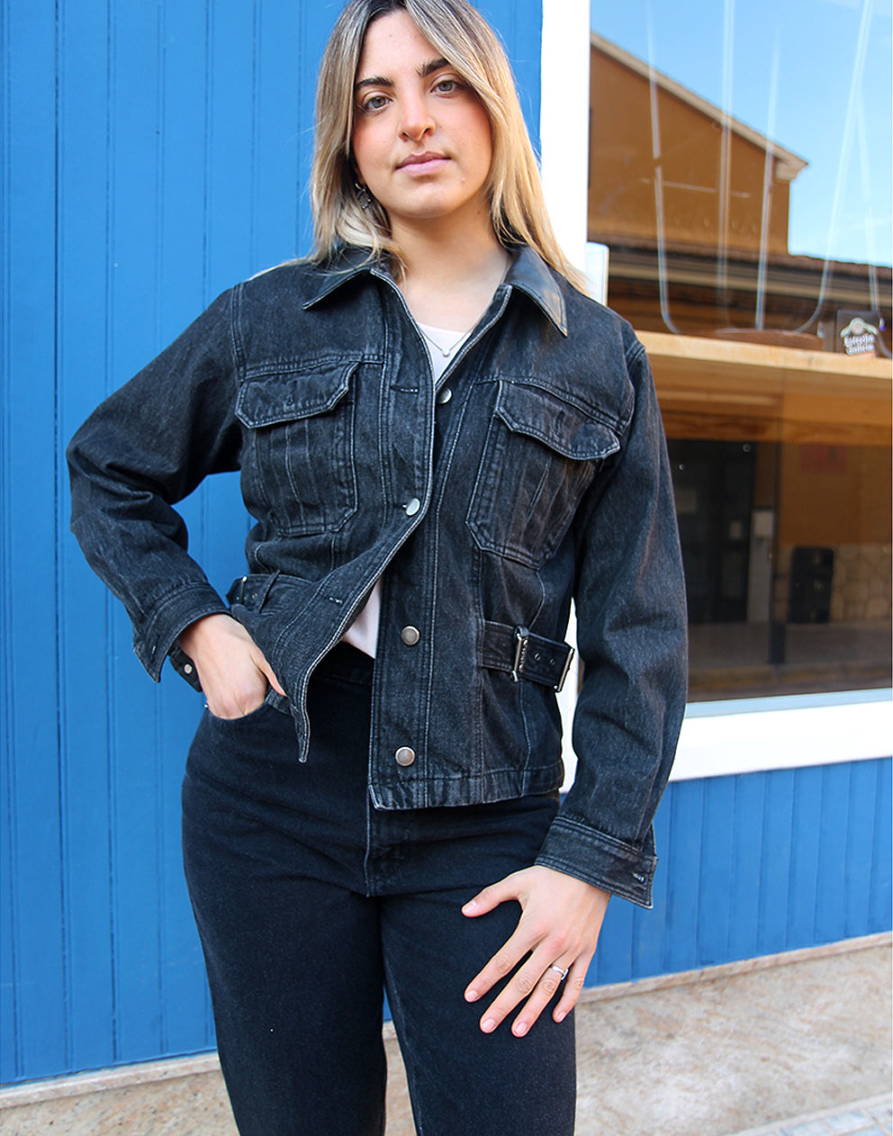 Black Denim Jacket