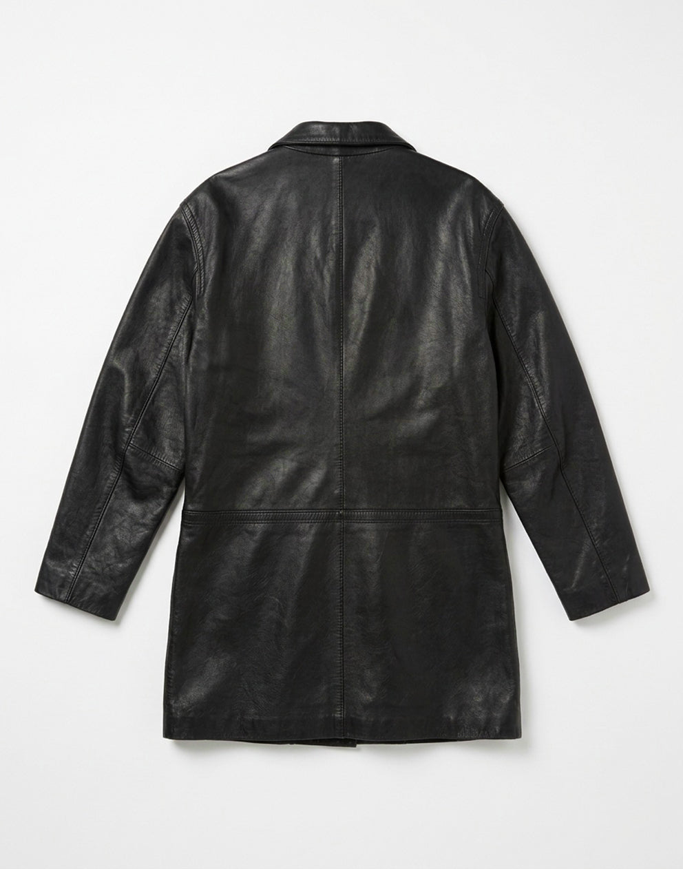 Oversized Lederjacke