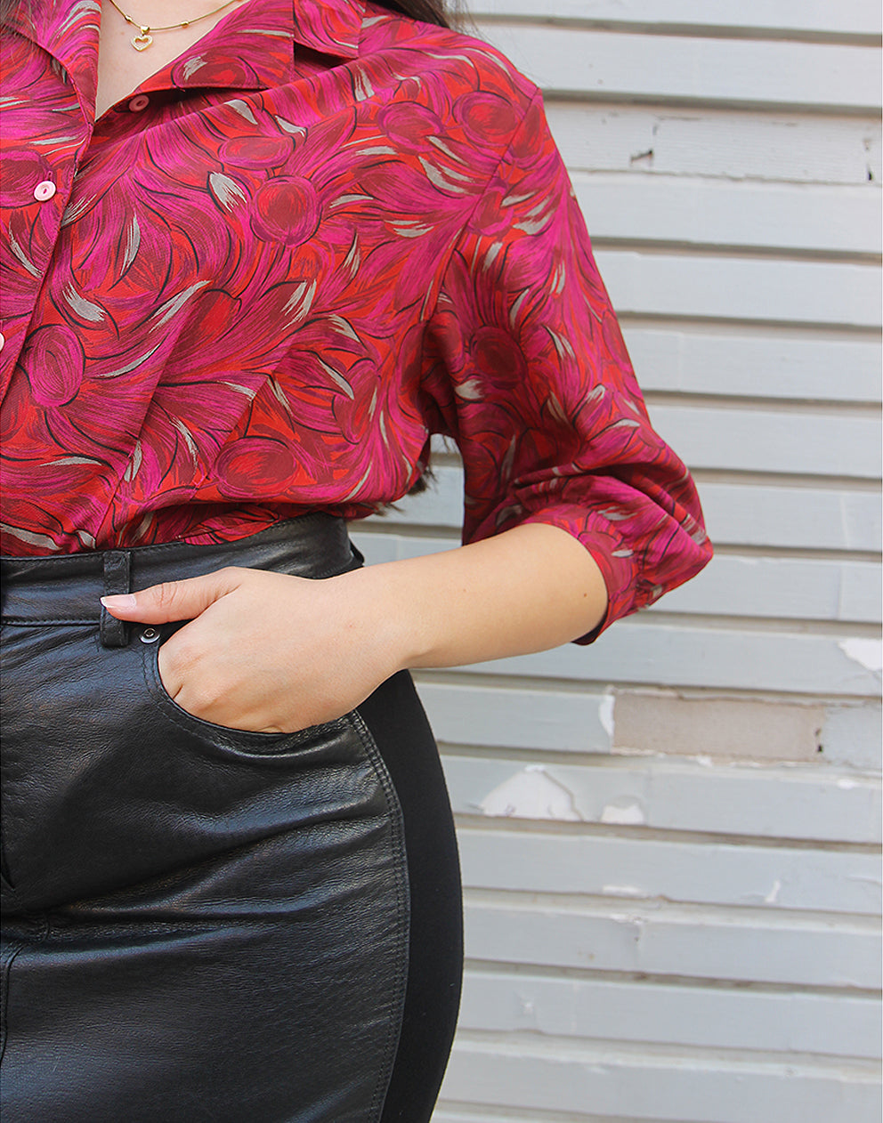 Leather Mini Skirt