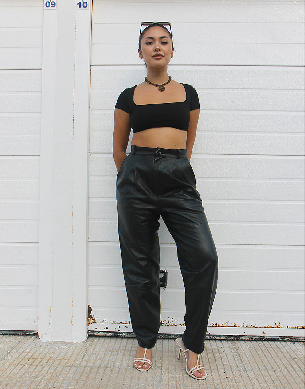 Black Leather Trousers