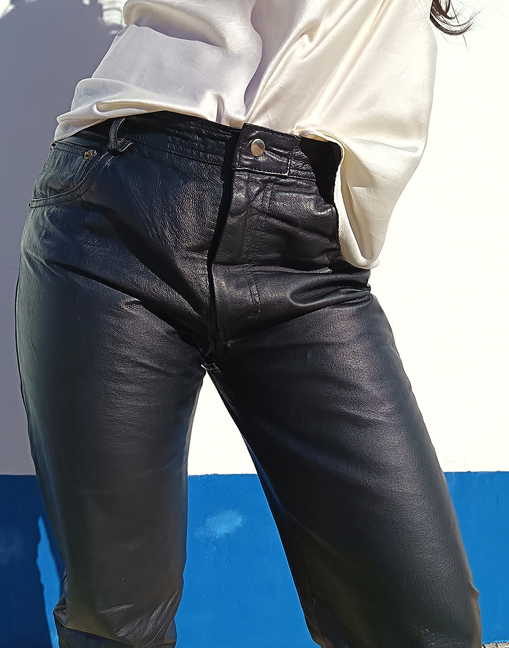 Black Leather Trousers