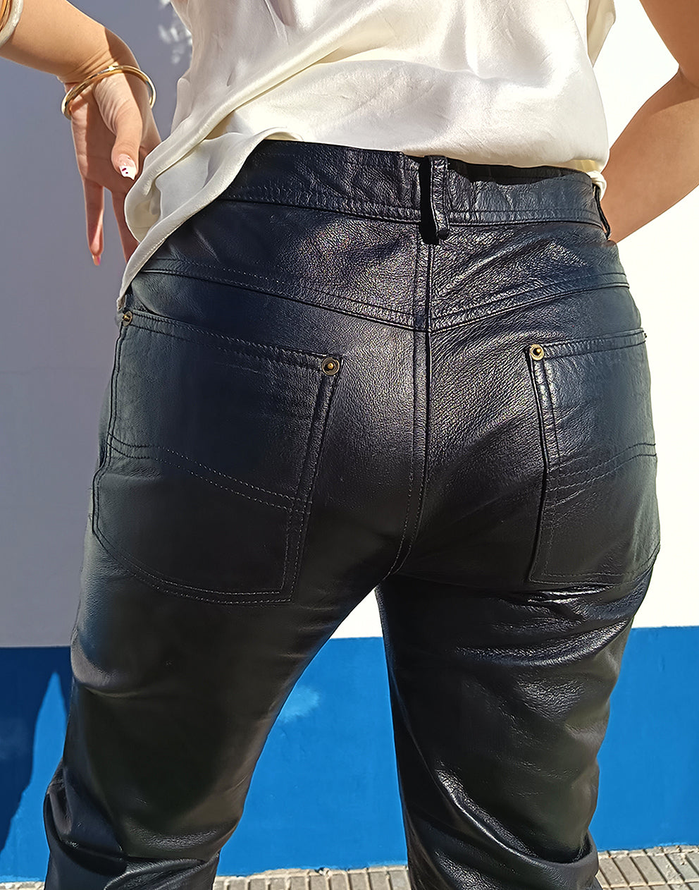 Black Leather Trousers