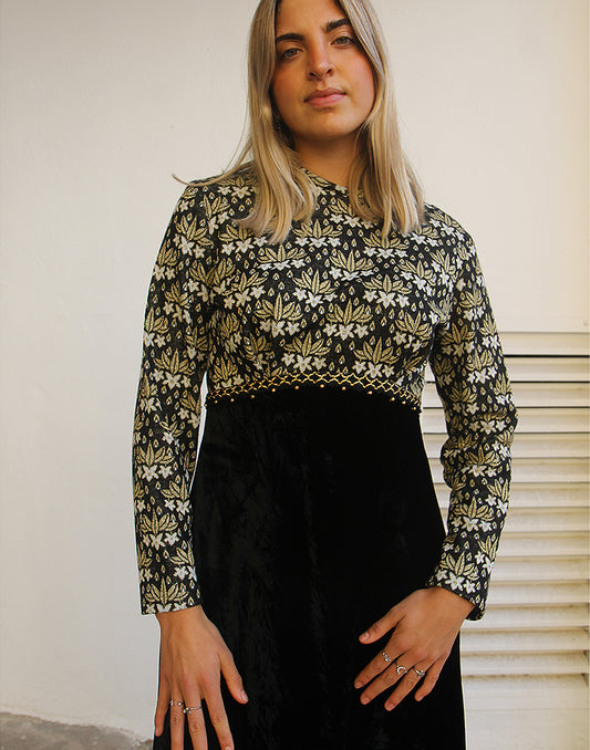 Black Velvet Dress