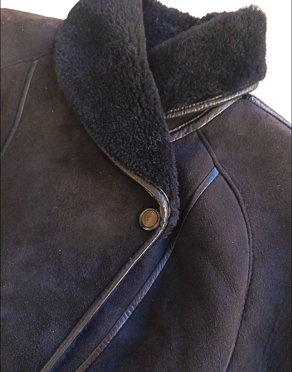 Black Shearling Coat