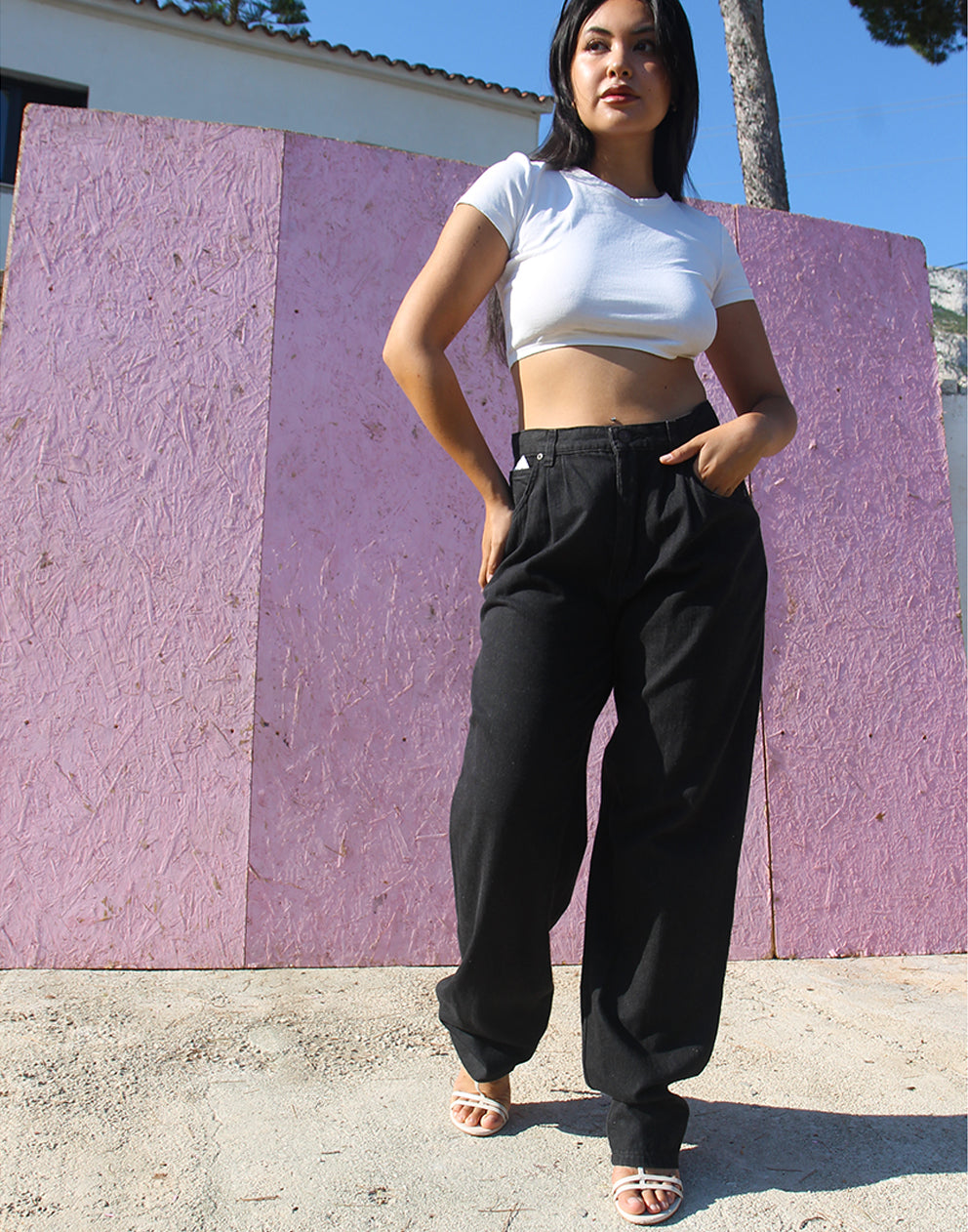Black 90s Vintage Jeans  | 29W