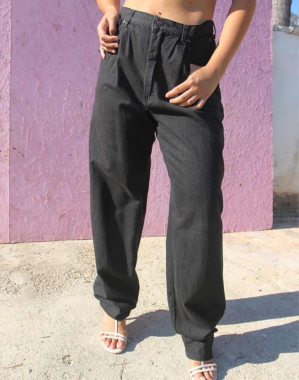Black 90s Vintage Jeans  | 29W