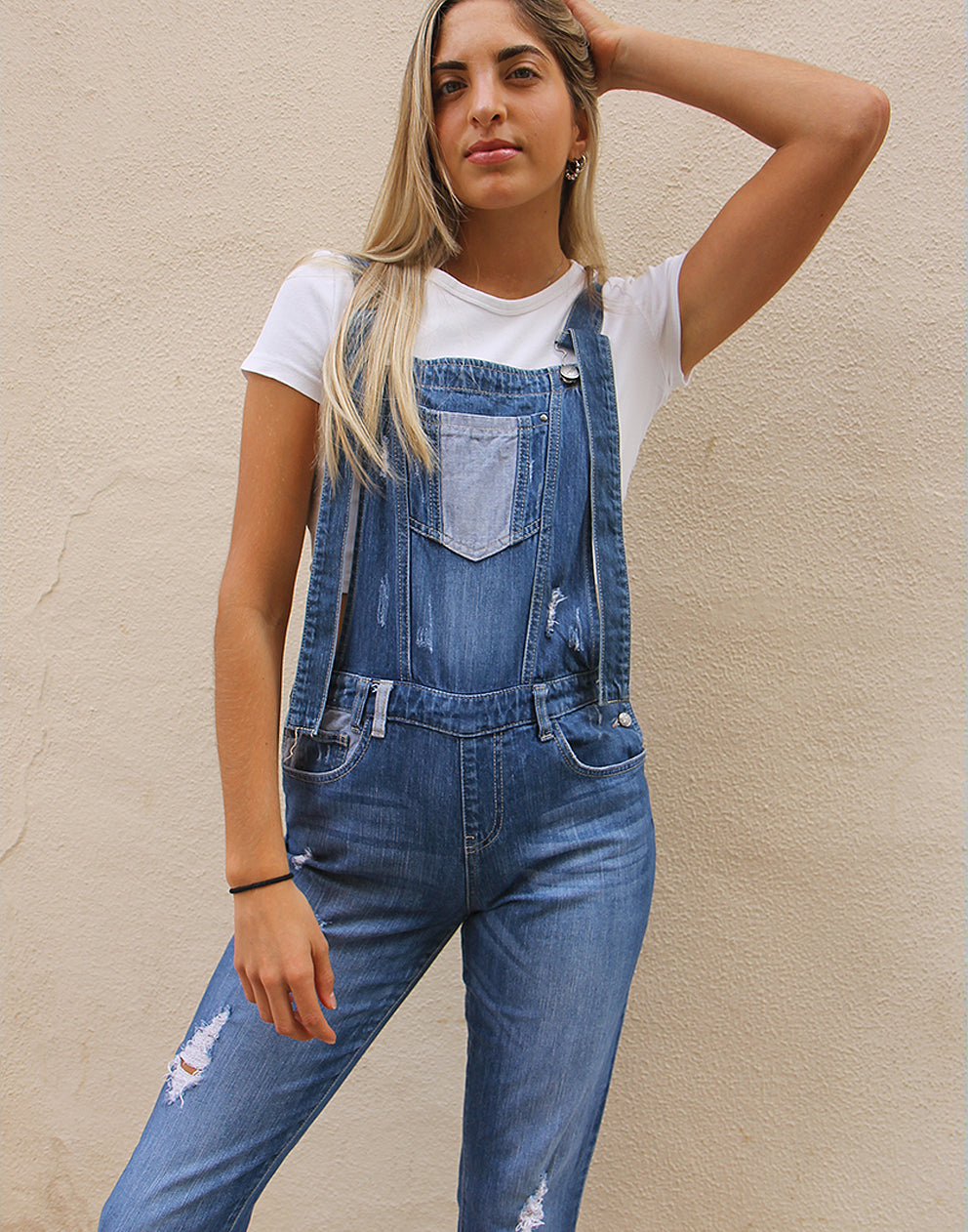 Blue Long Dungarees