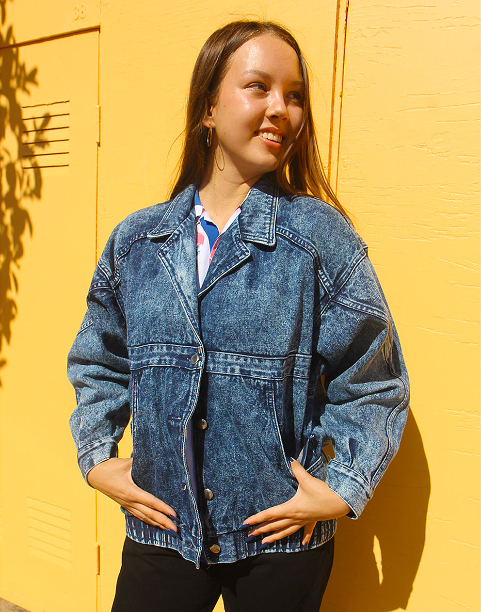 90S VINTAGE BLUE JEAN JACKET