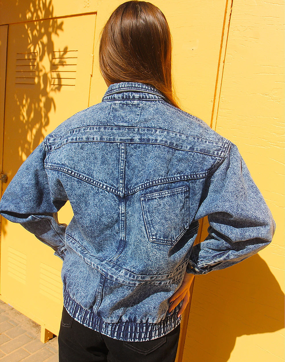 90S VINTAGE BLUE JEAN JACKET