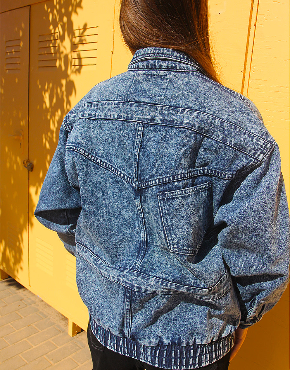 90S VINTAGE BLUE JEAN JACKET