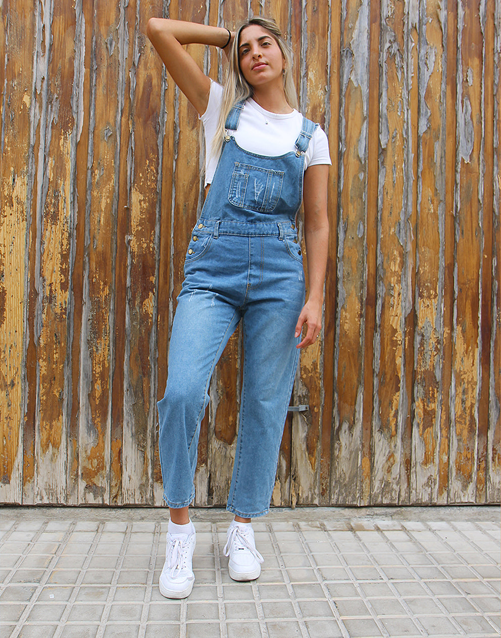 Blue Long Dungarees